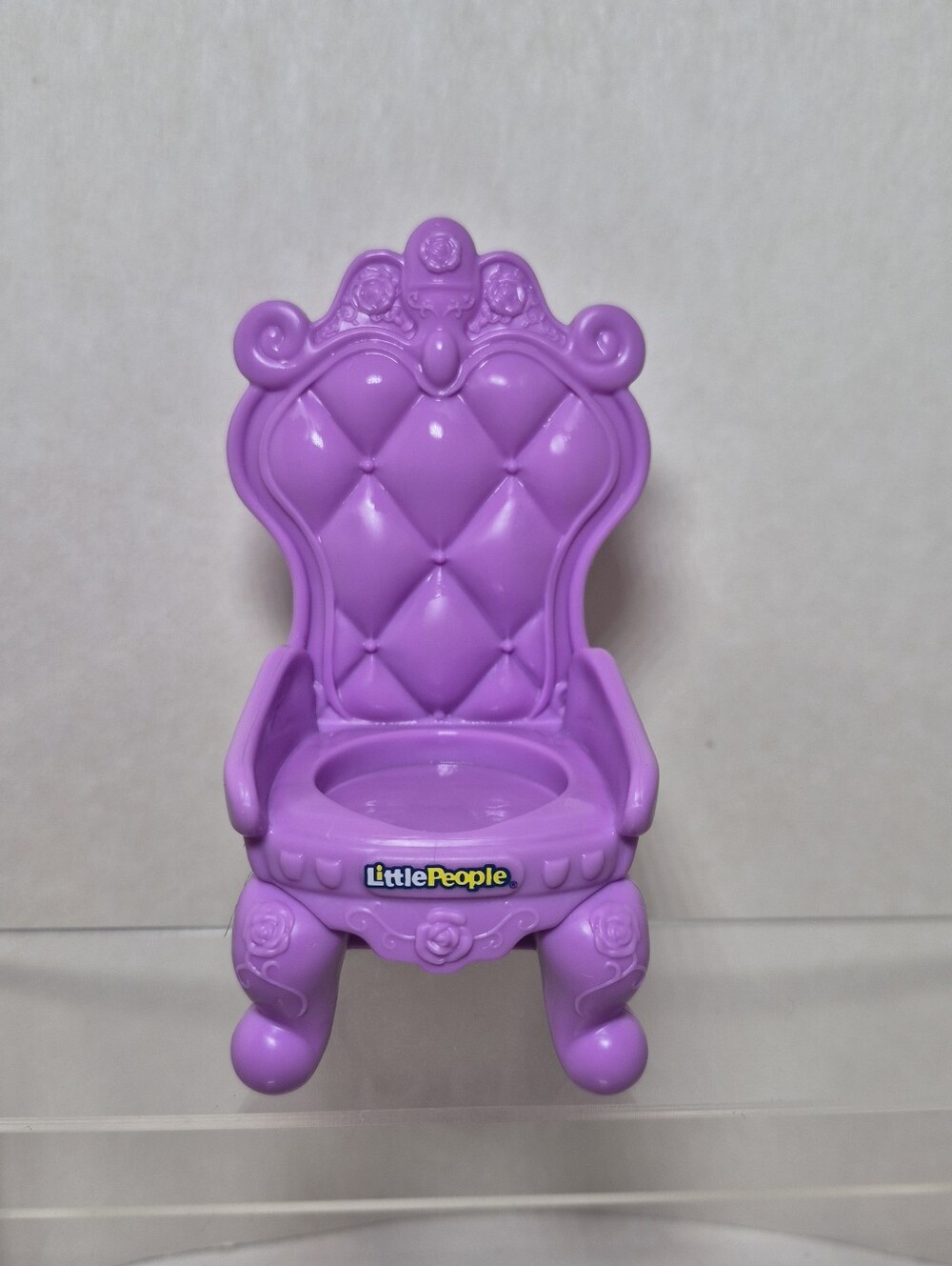 Fisher Price Little People Time for Tea w/Belle Replacement Purple Chair Throne